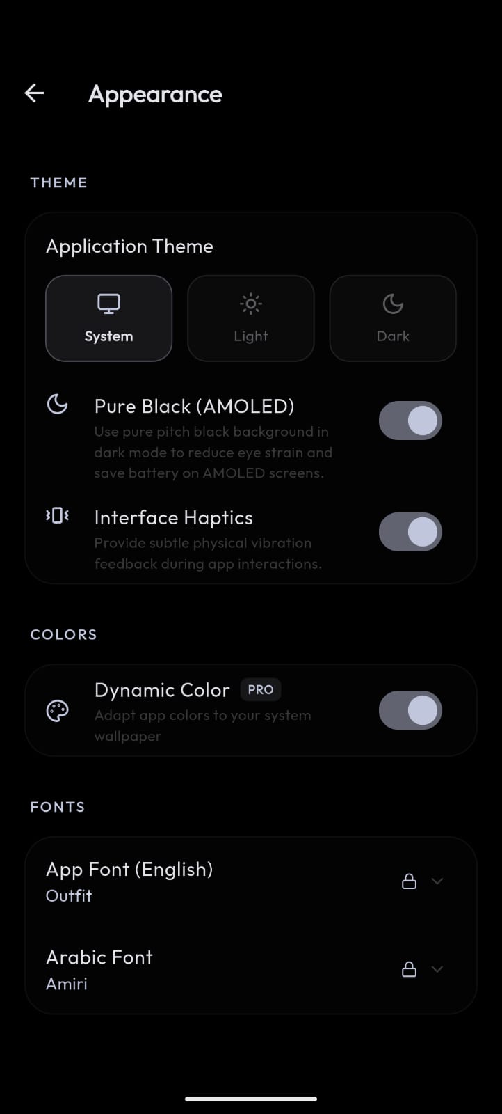 Dynamic Color Engine & Dark Mode